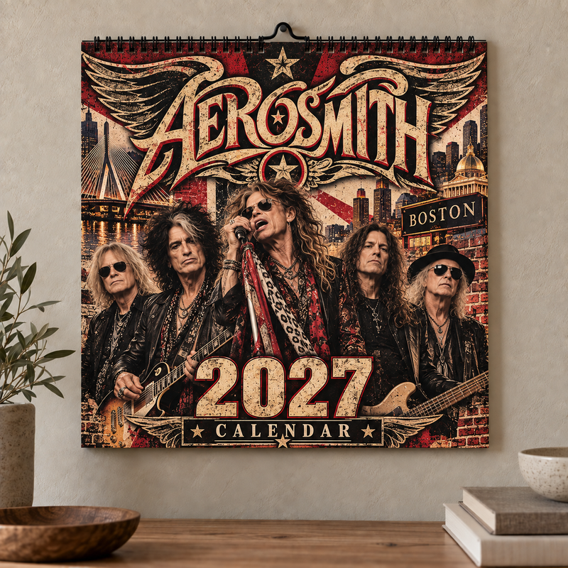 Boston Rock Legends 2027 Wall Calendar