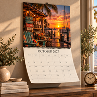 Island Sunset Beach Music 2027 Wall Calendar