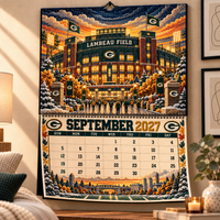 Green Bay Football Fan 2027 Wall Calendar