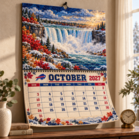 Buffalo Football Fan 2027 Wall Calendar