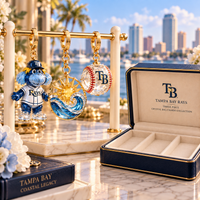 Tampa Bay Baseball Fan Bag Charm Set