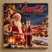 Santa's Red Truck Christmas 2027 Wall Calendar