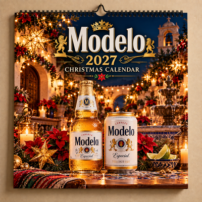 Mexican Courtyard Christmas 2027 Wall Calendar