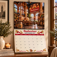 Clydesdale Christmas Wagon 2027 Wall Calendar