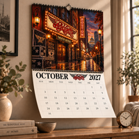 Boston Rock Legends 2027 Wall Calendar