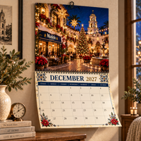 Mexican Courtyard Christmas 2027 Wall Calendar