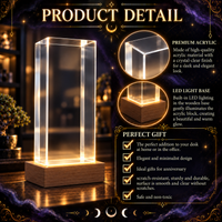 Tropical Ohana Story Cube Resin Lamp