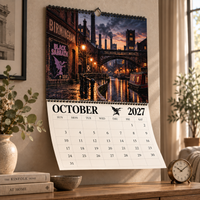 Gothic Metal Pioneers 2027 Wall Calendar